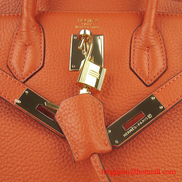 Hermes Birkin 30cmTogo Bag Light Orange 6088